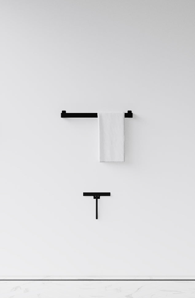 Håndklædeholder - sort